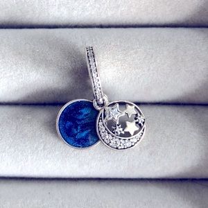 Pandora Moon and blue sky dangle